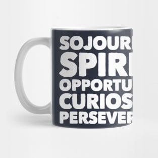 Sojourner & Spirit & Opportunity & Curiosity & Perseverance Mug